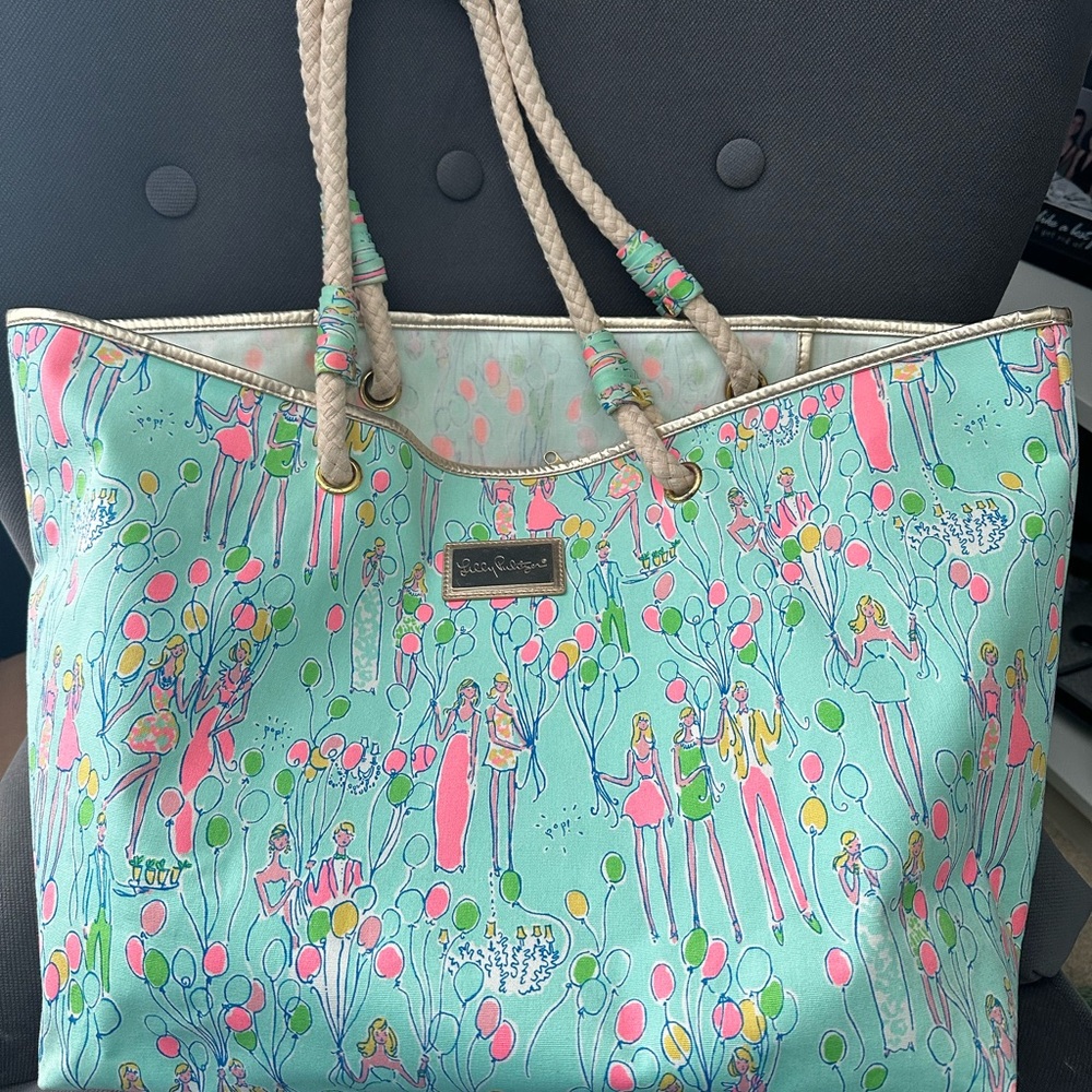 Lilly Pulitzer Pop Shoreline Tote Bag